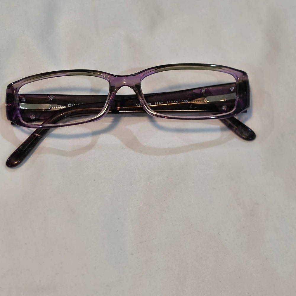 Vogue Eyeglasses Women 51mm Purple Brown Gradient VO 2590 Excellent Rectangle
